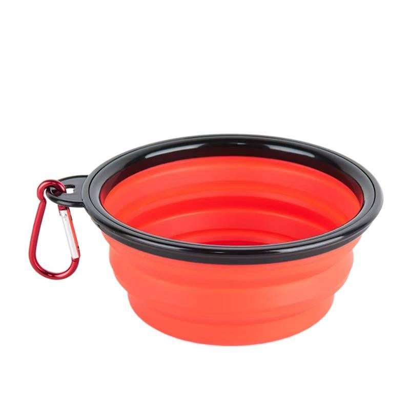 Collapsible Pet Bowl Silicone Portable with Portable Travel Silicone Build and Outdoor Use for dogs cats walks and outdoor feeding Daily - Image 1