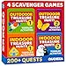 QUOKKA Scavenger Hunt Game for Toddlers 35 200 Toddler Activities Outdoor Indoor Cards Game Set Fun Educational Play for Preschool Boys and Girls and Early Development - Image 2