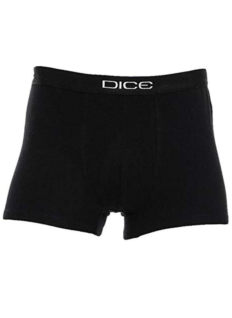 Men Basic Plain Colored Boxers Bundle of 3 Boxers (Black, Grey, Navy Blue)