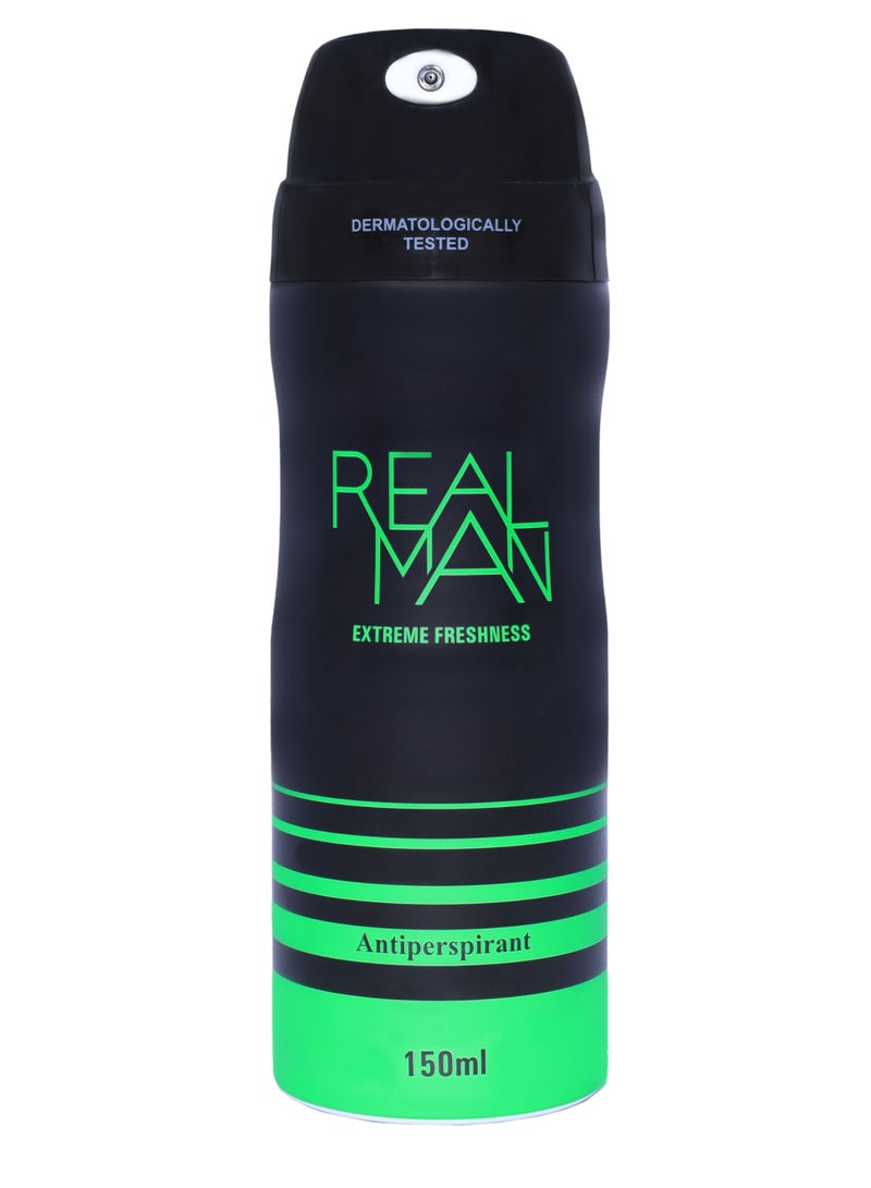 Realman Power Duo Pack -  Antiperspirant Extreme Freshness 150ml + Roll On Pure Neroli 50 ml - Image 2