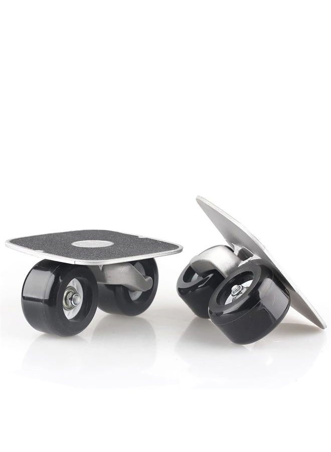 JINCAO لوح انزلاق أسود محمول مع عجلات PU مع محامل ABEC-7 608 - Image 1