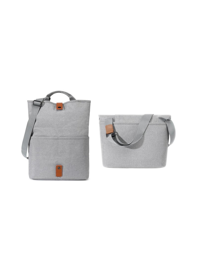 SANTHOME Santhome Tote Bag & Messenger bag 2 in 1 Tote bags for women branded aesthetically styled laptop messenger bag with multiple pockets  - Image 1