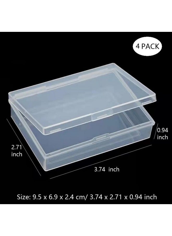 DKAOVH 4 Pcs Playing Card Case Playing Card Boxplaying Card Storage Box Card Deck Holder For Bank Card Business Card Game Cards  - Image 3