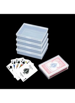 4 Pcs Playing Card Case Playing Card Boxplaying Card Storage Box Card Deck Holder For Bank Card Business Card Game Cards