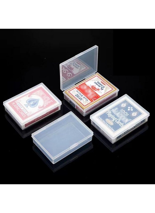 DKAOVH - 4 Pcs Playing Card Case Playing Card Boxplaying Card Storage Box Card Deck Holder For Bank Card Business Card Game Cards - Image 1