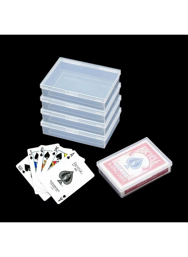 DKAOVH 4 Pcs Playing Card Case Playing Card Boxplaying Card Storage Box Card Deck Holder For Bank Card Business Card Game Cards  - Image 2
