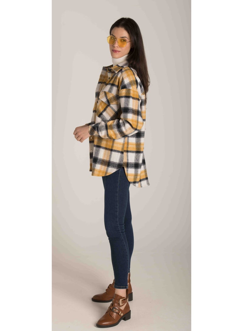 Marco Bergamo FLAP POCKET PLAID SHIRT - Image 3