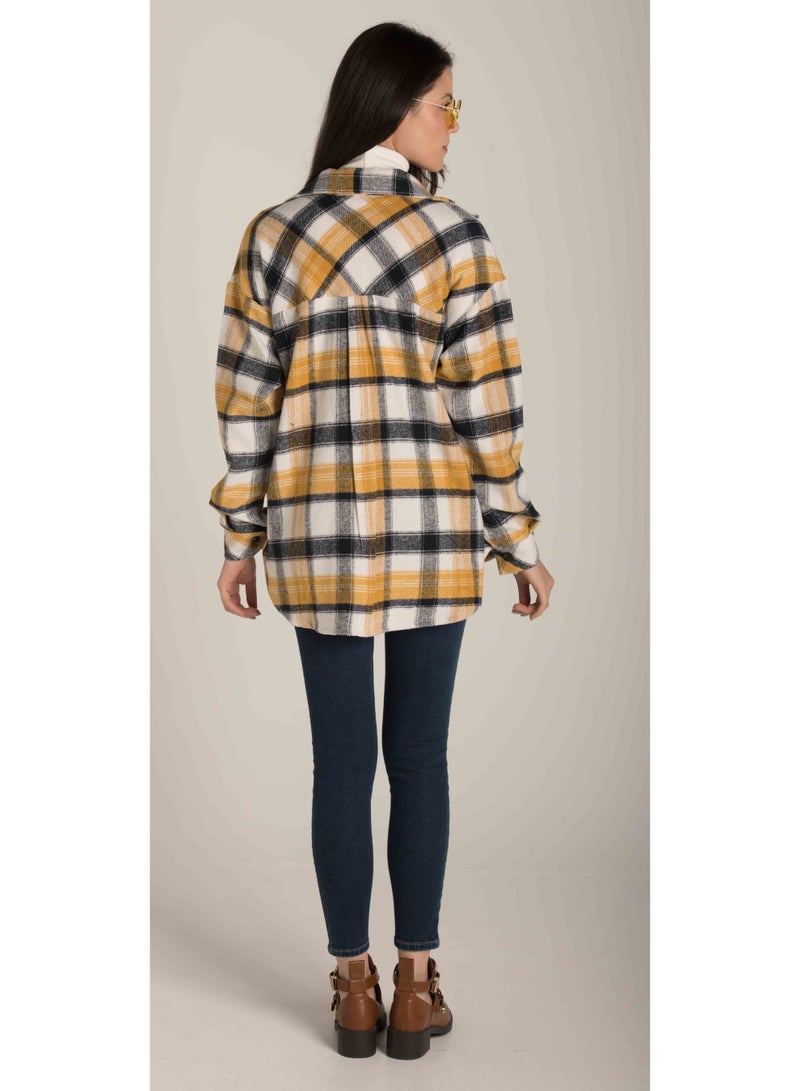 Marco Bergamo FLAP POCKET PLAID SHIRT - Image 5