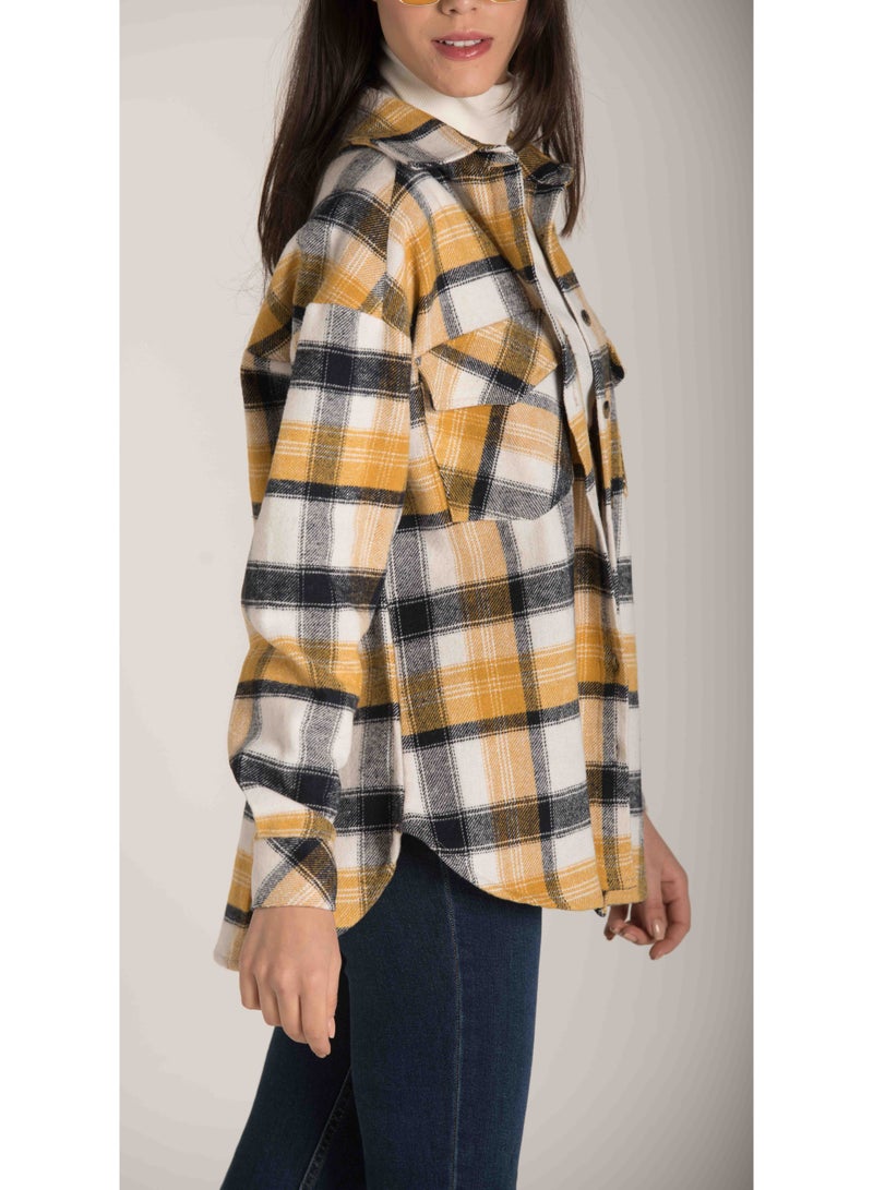 Marco Bergamo FLAP POCKET PLAID SHIRT - Image 4