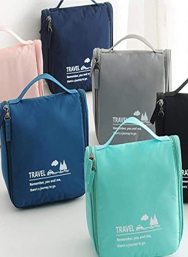 Flywind Hanging Toiletry Bag,Cosmetic Travel Bag with Hook & Elastic Band Compact Multifunction Cosmetic Organizer Beauty Pouch Makeup Vanity Box (Green) - Image 4