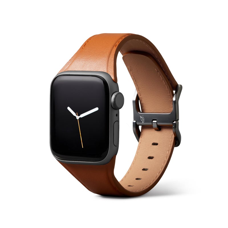 Bellroy Classic Watch Strap Band Compatible with Apple Watch Adjustable for Work or Casual wear  Terracotta