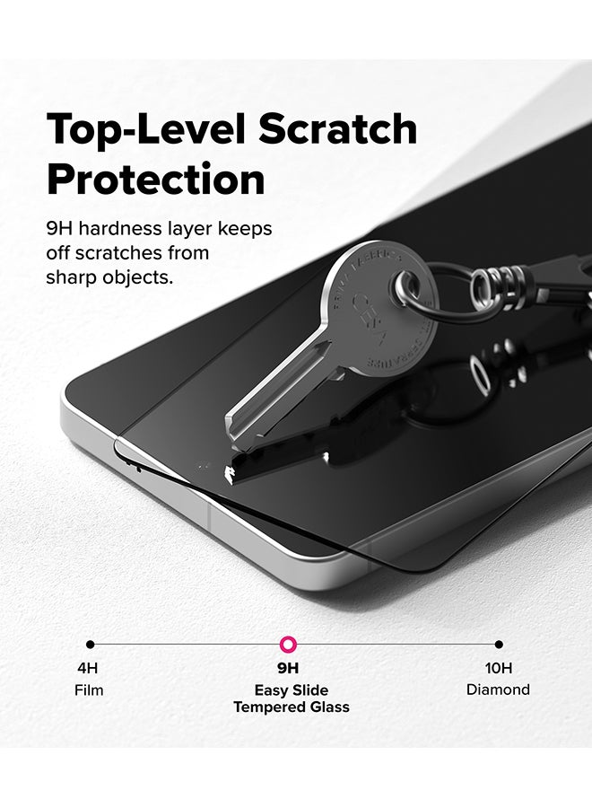 Ringke Tempered Glass [Easy Slide] for Samsung Galaxy S26 Screen Protector , Case Friendly Shatterproof Premium 9H Hardness, Anti-Scratch , Easy to Install - 2 Pack clear - Image 5