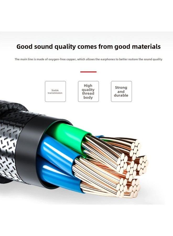 In-ear Headphones Wired E-sports Games Eat Chicken Computer Sports Karaoke Wire-controlled Headphones Manufacturers In Stock-Color:T6 Black-Bare Metal  - Image 4