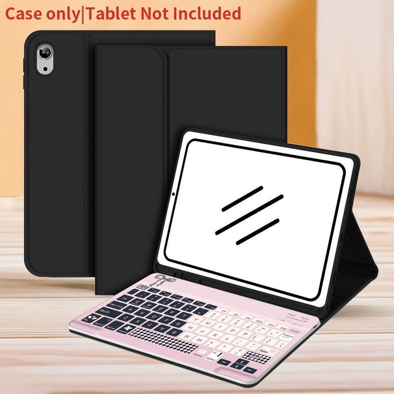 Wireless Keyboard Case for iPad 10.2 Inch Black With Pencil Holder Slim Stand Cover - Image 3