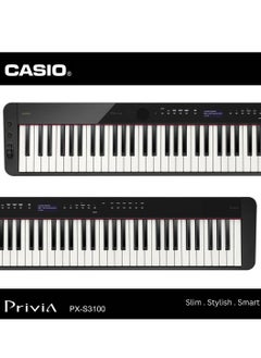 CASIO Privia PX-S3100 Digital Piano, Black, 88 Keys  - Image 4
