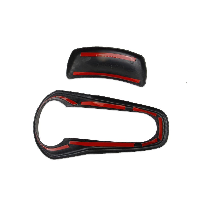 crosselec Carbon Fiber Style Center Console Gear Shift Button Panel Cover Trim Accessories for 2019-2025 Acura RDX - Image 5