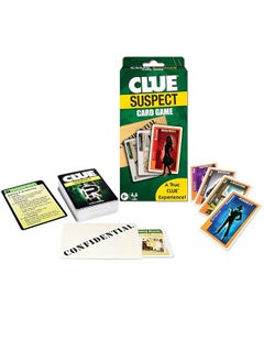 Winning Moves Clue Suspect Card Game - All The Fun of Clue - in Minutes!, by Winning Moves Games USA, Portable Card Game Edition of the Mystery Game Clue, for 3 to 4 Players, Ages 8+  - Image 3