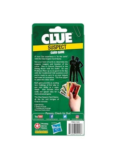 Winning Moves Clue Suspect Card Game - All The Fun of Clue - in Minutes!, by Winning Moves Games USA, Portable Card Game Edition of the Mystery Game Clue, for 3 to 4 Players, Ages 8+  - Image 2