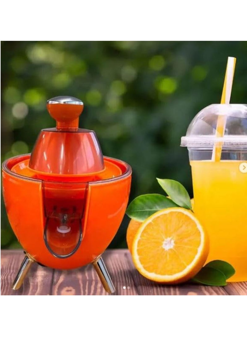 DIGI CORE Hands Free Electric Citrus Juicer, 1-Button Juicer Machine, Orange Lime Grapefruit Lemon Squeezer, Easy To Clean Orange Juicer Squeezer BPA-Free Electric Juicer 300W Anti Slip Feet Hand Press Juicer - Image 2
