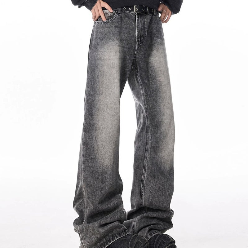 Unisex Classic Denim Jeans Loose Fit Daily Outdoor Wear - Image 3