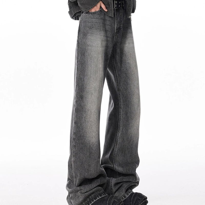 Unisex Classic Denim Jeans Loose Fit Daily Outdoor Wear - Image 4