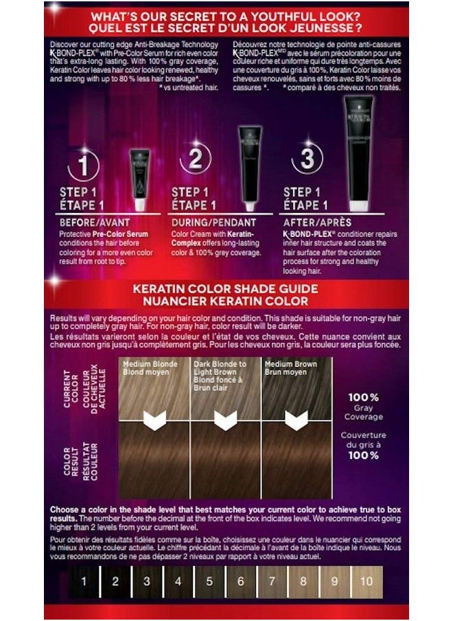 Schwarzkopf - Keratin Color Permanent Hair Color Cream 5.3 Berry Brown - Image 1