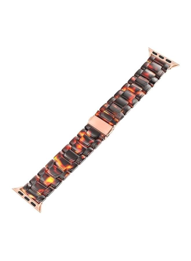 NIBEMINENT Marble Resin Bracelet Band For Apple Watch SE Series 42/44mm Multicolour - Image 1