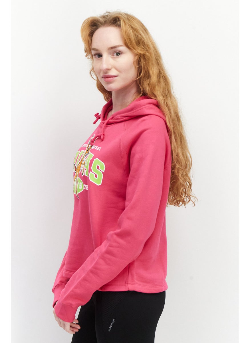 adidas Originals - Women  Sportswear Fit Long Sleeves Training Hoodie, Pink - Image 1