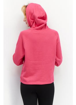 adidas Originals Women  Sportswear Fit Long Sleeves Training Hoodie, Pink  - Image 3