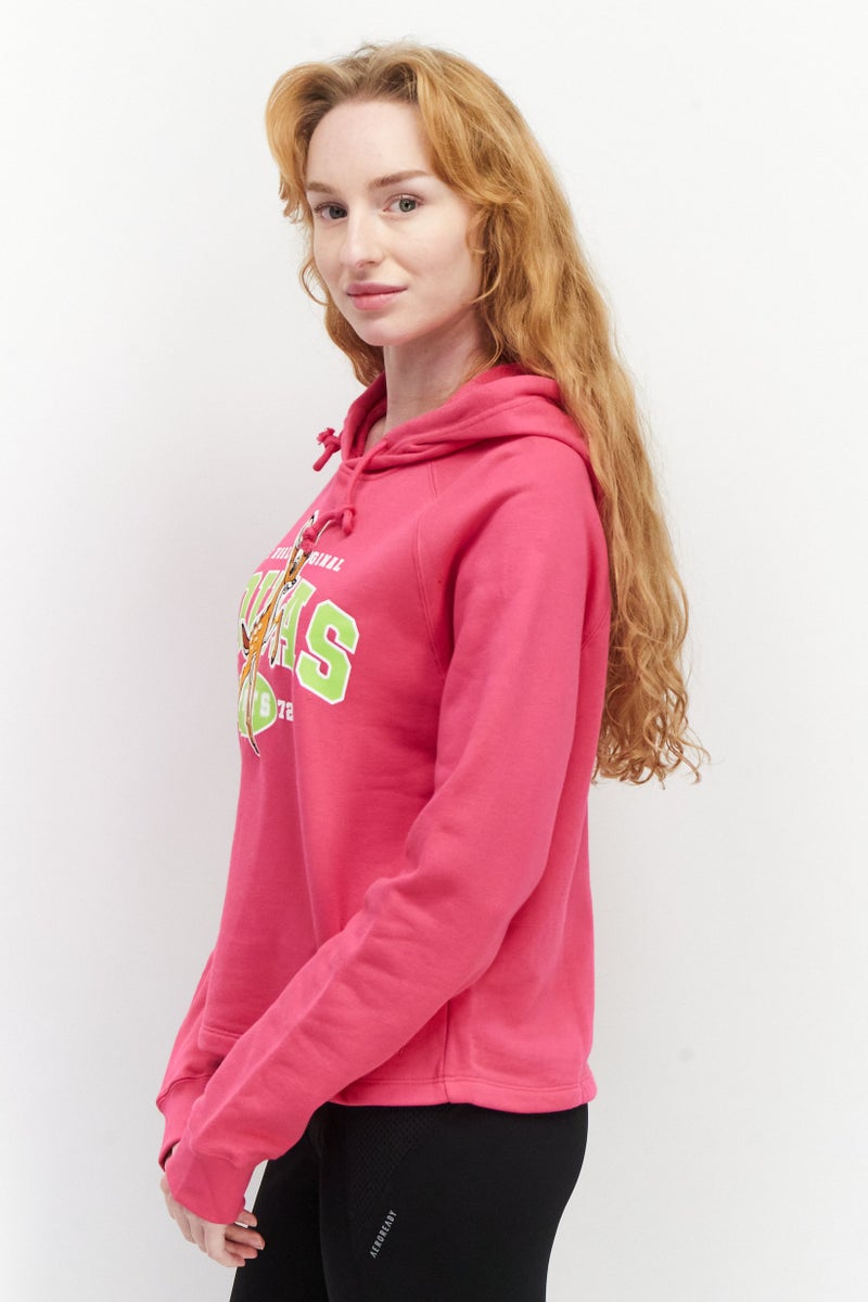 adidas Originals Women  Sportswear Fit Long Sleeves Training Hoodie, Pink - Image 2