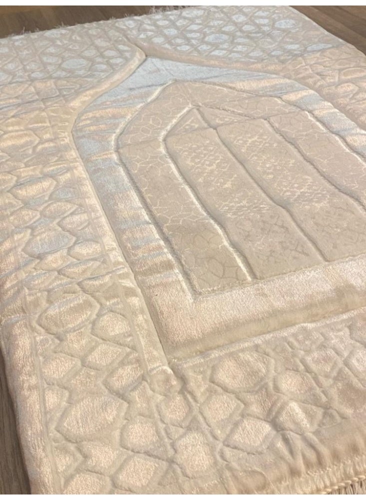 A medical memory foam prayer mat, comfortable silk, suitable for the feet and knees. It is an artistic piece designed to be part of your special corner, where its calming colors and elaborate design harmonize to help clear the mind. - Image 3