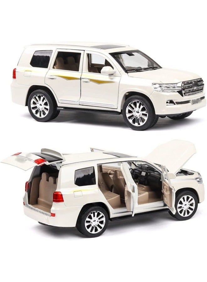 TOY GARDEN 1:24 Scale Simulation of Toyota Land Cruiser SUV Model Car – Diecast Alloy Pull-Back Toy Vehicle with Lights & Sound –Toy for Kids & Adults - Image 5