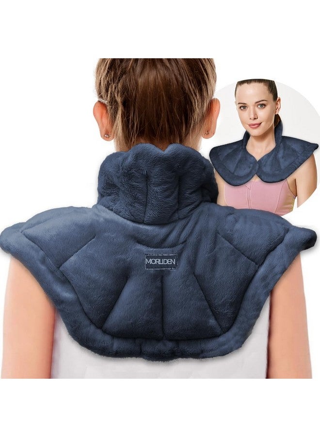 MORLIDEN MORLIDEN Microwavable Heated Neck Wrap Warmer and Shoulder Heating Pad Microwave, Weighted Microwave Heating Pad for Neck and Shoulders Hot and Cold Compress  - Image 1
