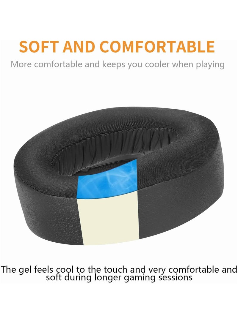 PS5 Headset Earpads Cooling Gel Pulse 3D Wireless Ear Pads Cushions Replacement for Sony Playstation 5/PS5/Pulse 3D Wireless Gaming Headset, Soft and Comfortable Ear Cups Accessories (Black)Suitable - Image 4