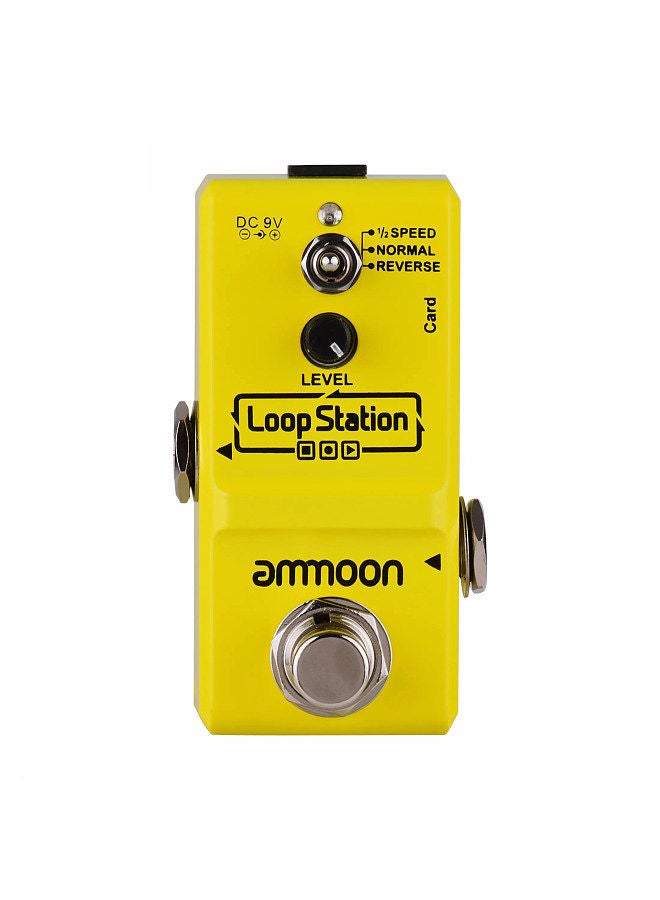 Generic Loop Station Mini Guitar Looper Effect Pedal 10 Minutes Recording Time 3 Working Modes True Bypass Full Metal Shell with 1GB Memory Card  - Image 5