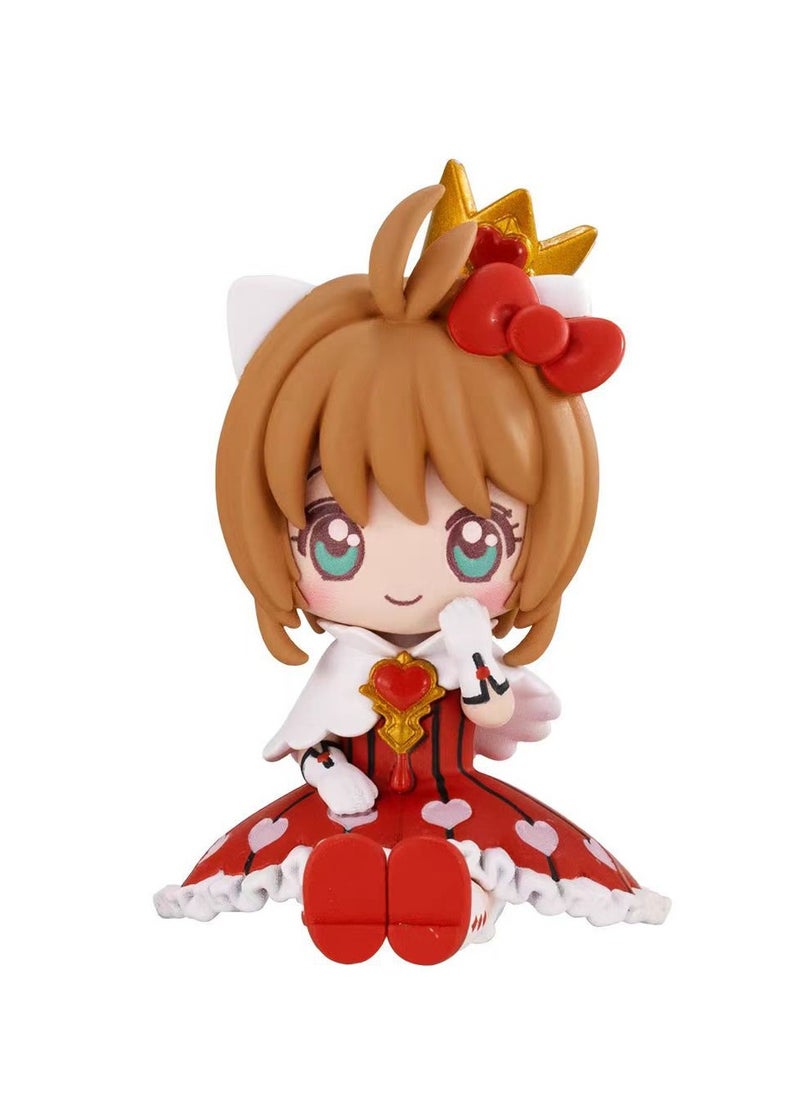 General Sanrio Figure Crouching Kuro Mimi Pompompurin Little Cherry and Hello Kitty Adorable KT Decorative Figurines  - Image 2
