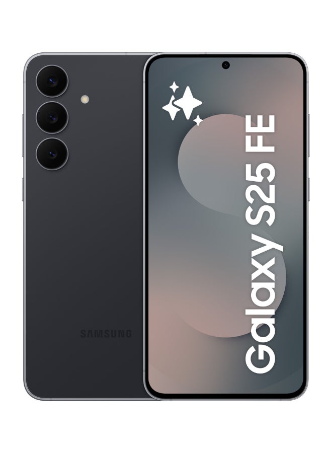 سامسونج جالاكسي S25 FE ثنائي الشريحة أسود جت 8GB 512GB 5G - نسخة الشرق الأوسط - Image 1