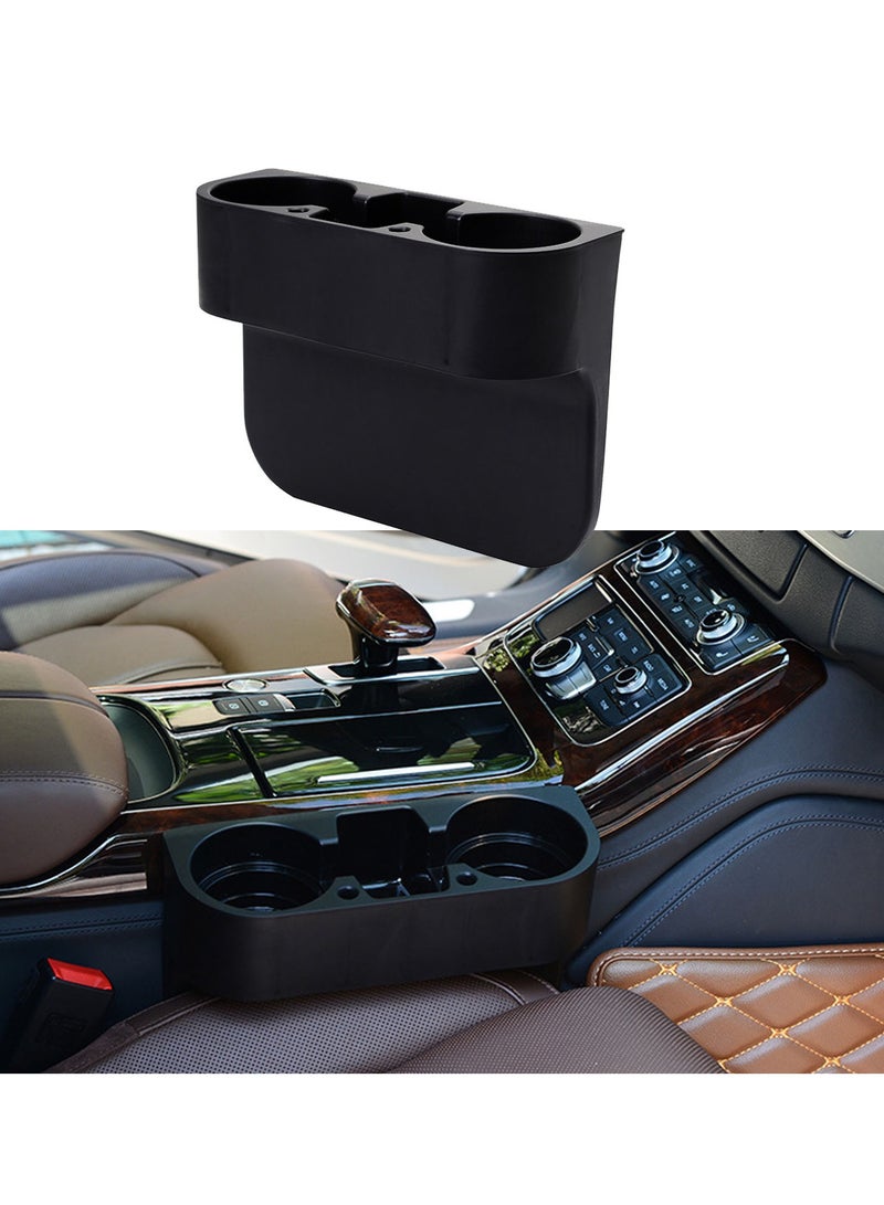 Generic Car Cup Holder Seat Wedge Cup Holder Auto Front Seat Organizer Drink Bottle Phone Storage Box  - Image 4