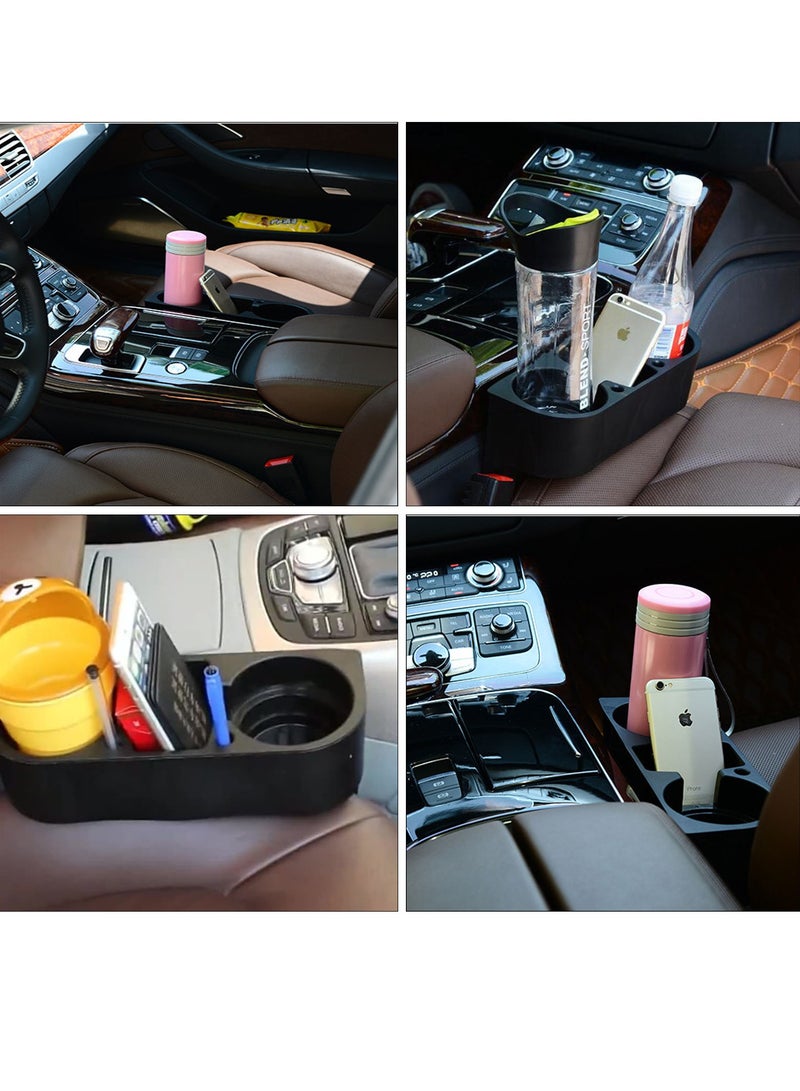Generic Car Cup Holder Seat Wedge Cup Holder Auto Front Seat Organizer Drink Bottle Phone Storage Box  - Image 5