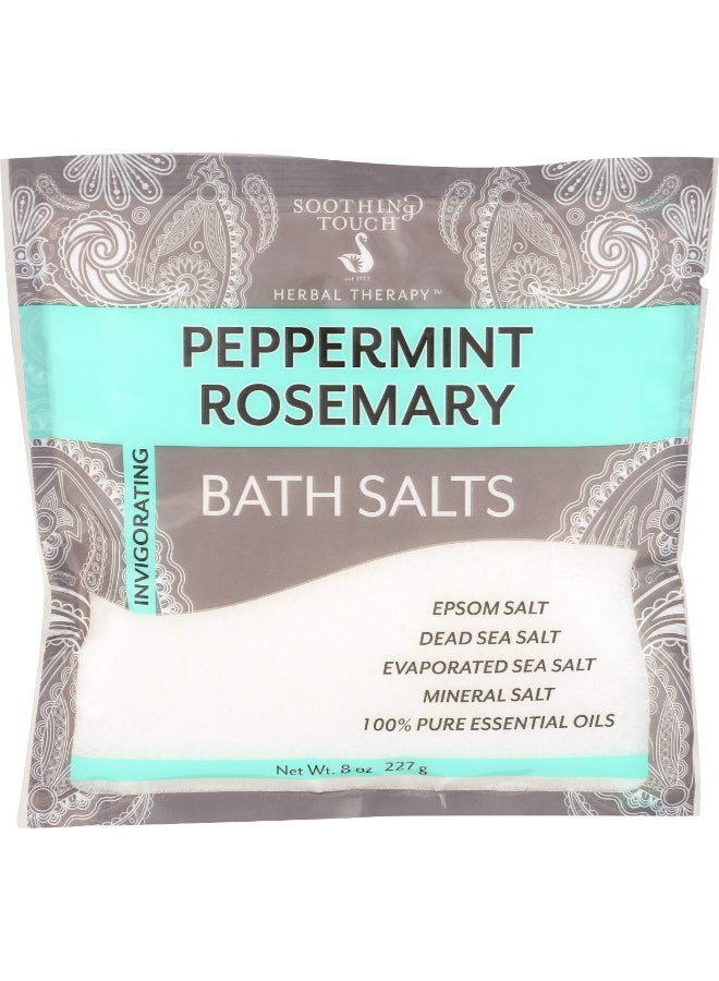 Soothing Touch Bath Salts Pouch Peppermint Rosemary 8 Ounce - Image 3