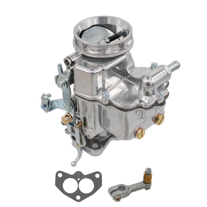 THUNDERMINGO New 2 Barrel Carburetor for Holley 94 Model Carburetor for 19391953 Ford Flathead V8 Mercury Cars with 239272 Cid Engines 2 Barrel Carb with Gasket Hot Rod 94 ManualMechanical Choke