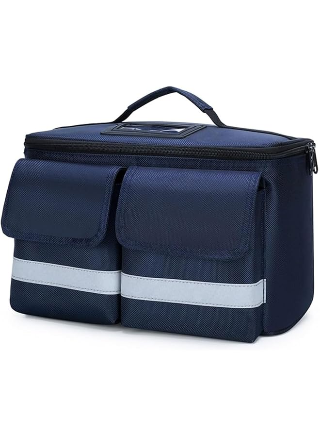 Excefore First Aid Kit Bags Empty Medicine Bags First Aid Bag Portable Gray Medical Medicine Bags for Outdoor Camping Travel Work - Image 3