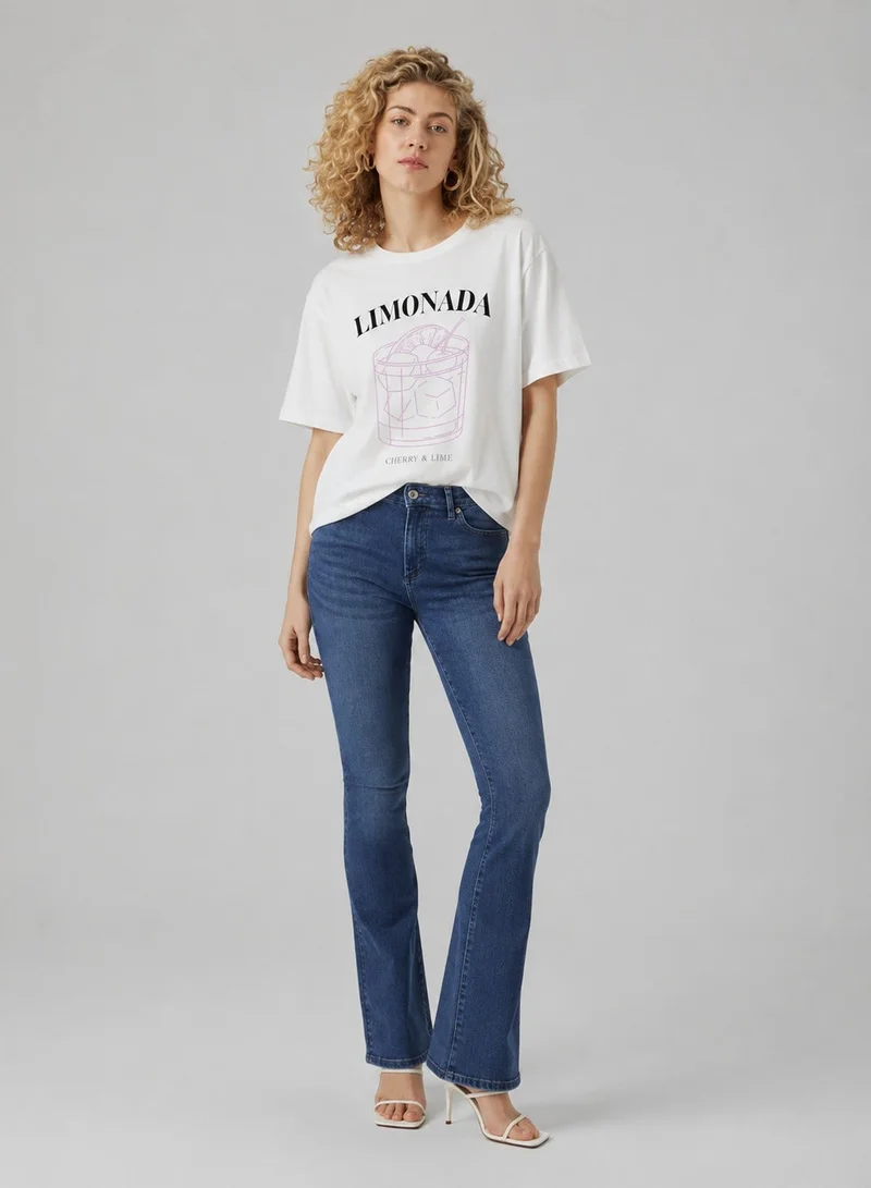 فيرو مودا Oversized Cotton Top