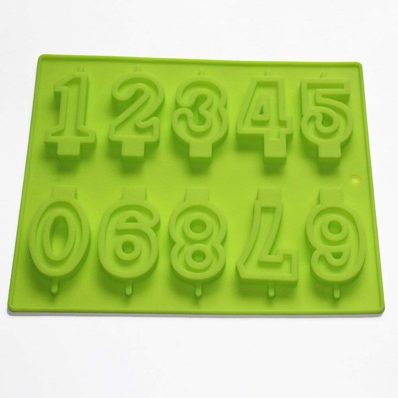 X-Haibei Numbers Candle Candy Silicone Mold for Birthday Cake Ice Cream Decoration - Image 5