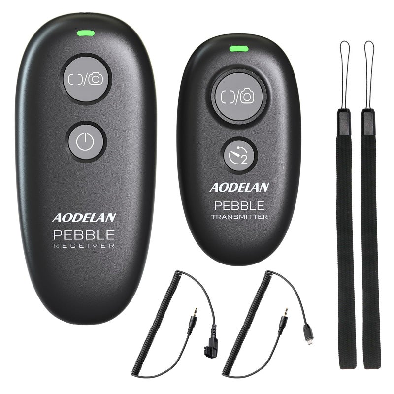 AODELAN Camera Wireless Shutter Release Remote Control for Sony Alpha a7 A7R A7RIII A77II A6000 A3000 A6300 A500 A200 A5100 A9 A560 A700 A850 HX300 RX100 V(A) RX100 VI, Replace RM-L1AM and RM-SPR1 - Image 1