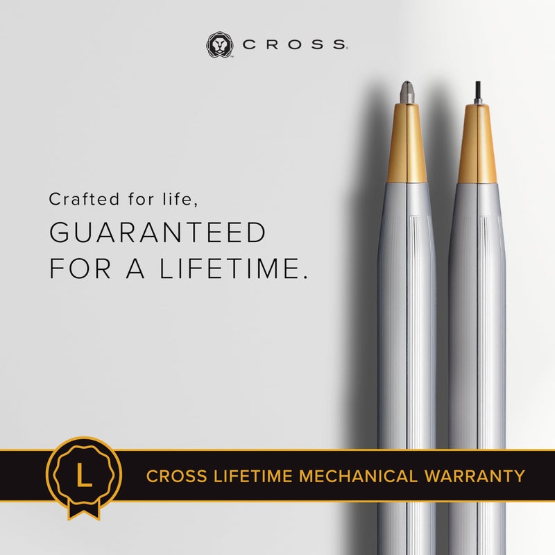 Cross Classic Century Refillable Pen & Pencil Gift Set Presented in a Luxury Gift Box - Medium Point, Black Ink, Medalist - Image 3