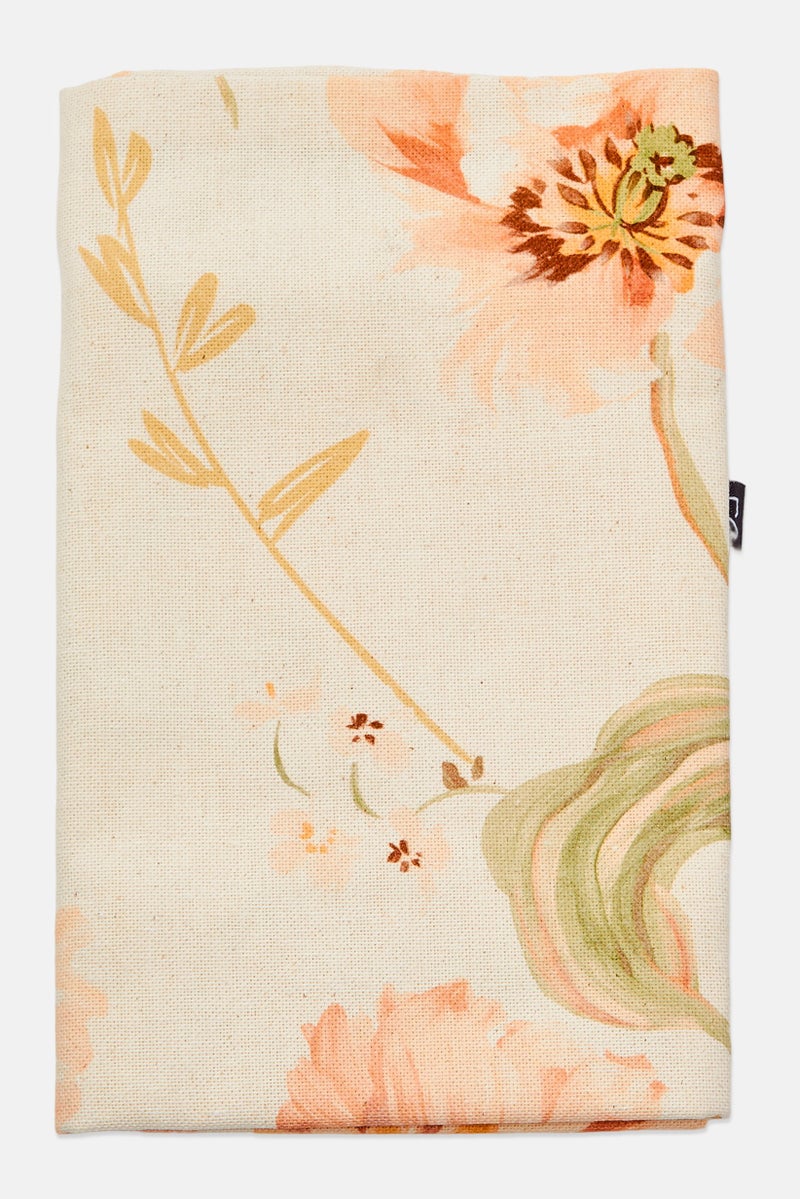 Muy Mucho Flower Cushion Cover 45 x 45 cm, Cream Combo  - Image 1