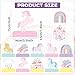 Oitnlaughter 12Pcs Unicorn Rainbow Honeycomb Centerpieces Magical Pastel Unicorn Party Decoration Pastel Rainbow Castle Table Topper Centerpiece for Girls Princess Theme Happy Birthday Baby Shower Party Decor - Image 4