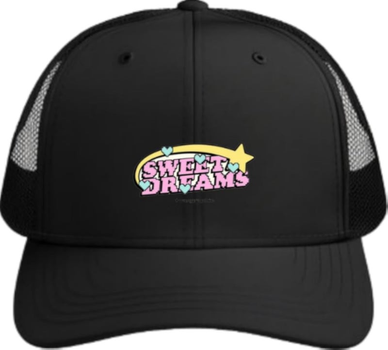 Sweet Dreams Planets unisex baseball cap Black