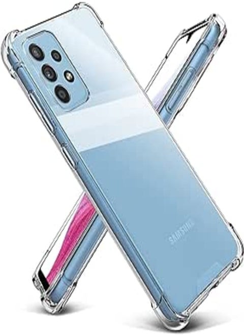 (Samsung A53) Transparent Transparent Transparent Soft TPU Transparent Protective Case Cover for Samsung Galaxy A53